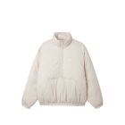 GIACCA OBEY STUDIO MOCK NECK ANORAK SILVER GREY