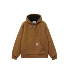 GIACCA CARHARTT WIP ACTIVE JACKET HAMILTON BROWN RIGID