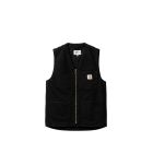 GIACCA CARHARTT WIP ARBOR VEST BLACK AGED CANVAS