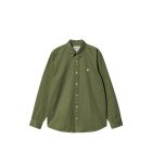 CAMICIA MANICHE LUNGHE CARHARTT WIP L/S MADISON SHIRT DUNDEE WHITE
