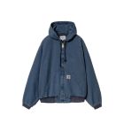 GIACCA CARHARTT WIP OG ACTIVE JACKET DUSKY BLUE STONE CANVAS