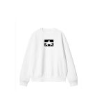 FELPA GIROCOLLO MINOIA BOARD CO SOUL CREW WHITE