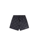 COSTUME DA BAGNO DAILY PAPER DOTTED MONOGRAM SWIMSHORTS BLACK