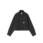 GIACCA CARHARTT WIP W' ARCA JACKET BLACK STONE WASHED