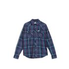 CAMICIA MANICHE LUNGHE TOPO DESIGN MOUNTAIN SHIRT ROYAL NAVI PLAID 