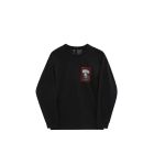 T-SHIRT MANICHE LUNGHE VANS VANS X PUBLIC SNOW LS BLACK 