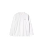 T-SHIRT MANICHE LUNGHE CARHARTT WIP L/S CHASE T-SHIRT WHITE GOLD