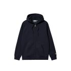 GIACCA CARHARTT WIP HOODED CHASE JACKET DARK NAVY GOLD