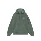 FELPA CAPPUCCIO CARHARTT WIP HOODED VISTA SWEAT DARK SCARAB GARMENT DYED