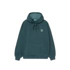 FELPA CAPPUCCIO CARHARTT WIP HOODED VISTA SWEAT DEEP LAGOON GARMENT DYED
