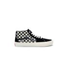 SCARPE SKATE VANS SKATE GROSSO MID CHECKERBOARD BLACK MARSHMALLOW 