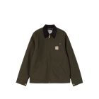 GIACCA CARHARTT WIP DETROIT JACKET OLIVE BLACK RIGID