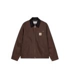 GIACCA CARHARTT WIP DETROIT JACKET TOBACCO BLACK RIGID