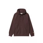 FELPA CAPPUCCIO CARHARTT WIP HOODED CHASE SWEAT PALISANDER GOLD