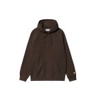 FELPA CAPPUCCIO CARHARTT WIP HOODED CHASE SWEAT TOBACCO GOLD