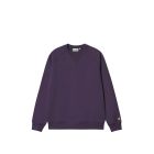 FELPA GIROCOLLO CARHARTT WIP CHASE SWEAT LOKERS GOLD