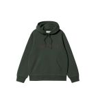 FELPA CAPPUCCIO CARHARTT WIP HOODED CARHARTT SWEAT DARK SCARAB PALISANDER