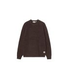 MAGLIONE CARHARTT WIP ANGLISTIC SWEATER SPECKLED TOBACCO