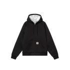 FELPA CAPPUCCIO CARHARTT WIP CAR-LUX HOODED JACKET BLACK