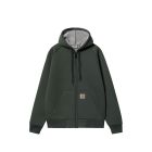 FELPA CAPPUCCIO CARHARTT WIP CAR-LUX HOODED JACKET RAVEN