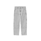 JEANS CARHARTT WIP DOUBLE KNEE PANT BLACK CHALK WASH