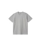 T-SHIRT MANICHE CORTE CARHARTT WIP S/S CHASE T-SHIRT GREY HEATHER GOLD