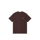 T-SHIRT MANICHE CORTE CARHARTT WIP S/S CHASE T-SHIRT PALISANDER GOLD