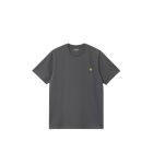 T-SHIRT MANICHE CORTE CARHARTT WIP S/S AMERICAN SCRIPT T-SHIRT GRAPHITE