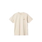 T-SHIRT MANICHE CORTE CARHARTT WIP S/S AMERICAN SCRIPT T-SHIRT NATURAL