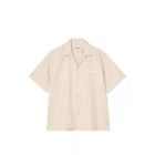 CAMICIA MANICHE CORTE CARHARTT WIP S/S DELRAY SHIRT STONE WHITE