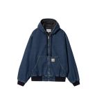 GIACCA CARHARTT WIP OG ACTIVE JACKET BLUE STONE WASHED