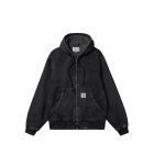 GIACCA CARHARTT WIP OG ACTIVE JACKET BLACK STONE CANVAS
