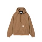 GIACCA CARHARTT WIP OG ACTIVE JACKET HAMILTON BROWN RINSED