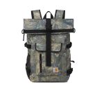 ZAINO STREET CARHARTT WIP PHILIS BACKPACK CAMO COMBI GREEN