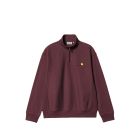 FELPA GIROCOLLO CARHARTT WIP HALF ZIP AMERICAN SCRIPT SWEAT RONDO