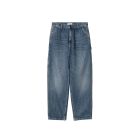 JEANS CARHARTT WIP W' BRANDON SINGLE KNEE PANT BLUE DARK USED WASH
