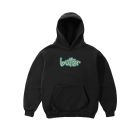 FELPA CAPPUCCIO BUTTER GOODS CONNECTION PULLOVER HOOD BLACK