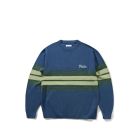 MAGLIONE BUTTER GOODS CREST KNIT SWEATER OCEAN