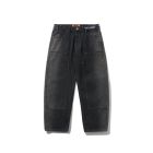 JEANS BUTTER GOODS BRONCO DENIM JEANS WASHED BLACK