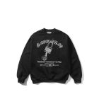 FELPA GIROCOLLO CASH ONLY LOCKSMITH CREWNECK BLACK