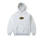 FELPA CAPPUCCIO CASH ONLY EMBLEM PULLOVER HOOD ASH