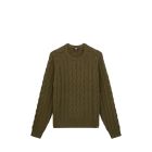 MAGLIONE DICKIES VANLEER CABLE SWEATER MILITARY GREEN