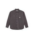 CAMICIA MANICHE LUNGHE LAST RESORT SM001 POPLIN NAVY STRIPE