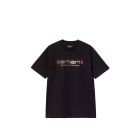 T-SHIRT MANICHE CORTE CARHARTT WIP S/S SOLAR CHROME SCRIPT T-SHIRT BLACK