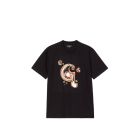 T-SHIRT MANICHE CORTE CARHARTT WIP S/S SOLAR CHROME C-LOGO T-SHIRT BLACK
