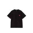 T-SHIRT MANICHE CORTE CARHARTT WIP S/S HEART II HARTT T-SHIRT BLACK
