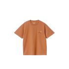 T-SHIRT MANICHE CORTE CARHARTT WIP W' S/S AMERICAN SCRIPT T-SHIRT REDHAVEN