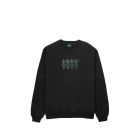 FELPA GIROCOLLO PASS~PORT 4 FLOWERS ORGANIC FLEECE SWEATER BLACK