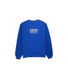 FELPA GIROCOLLO PASS~PORT 4 FLOWERS ORGANIC FLEECE SWEATER ROYAL BLUE