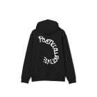 FELPA CAPPUCCIO POETIC COLLECTIVE SPRAY TEXT HOODIE BLACK